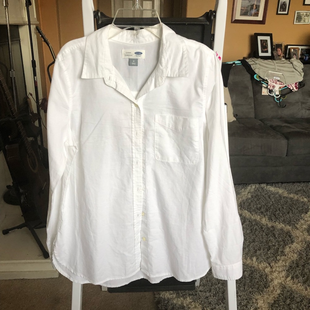 Classic button blouse